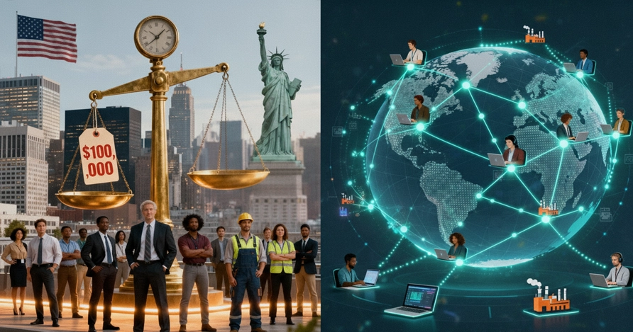 new H-1B visa fee impact on us jobs
